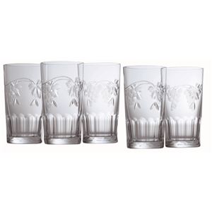 【Bohemia Bacchus】ボヘミア バッカス タンブラー 5客 240ml SVL-902／5