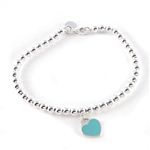 Tiffany（ティファニー） RTT ミニ ハート タグ ビーズ ブレスレット ミディアム 26659604