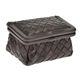 BOTTEGA VENETA（ボッテガヴェネタ） イントレチャート ミラー付 コスメケース 小物入れ ダークブラウン 196308-V0013 2040画像最小１