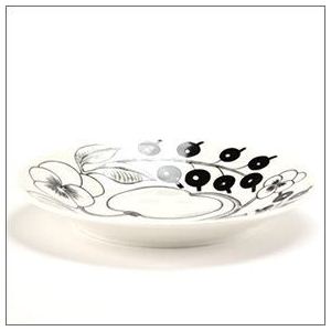 ARABIAiArAj kH Black Paratiisi ubNpeBbV 16.5cm saucer \[T[ v[gM 006678-5摜Q