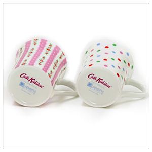 CATH KIDSTONiLXLbh\j Royale Mug Two Sets [}OJbv MtgBOX 2Zbg Pastel Flowers Pink  Spot pXet[Y sNX|bg 220ml CKSO00011摜R