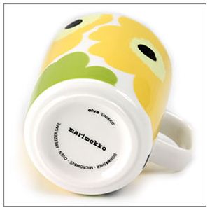 marimekkoi}bRj UNIKKO MUG EjbR }OJbv 250ml zCg~CiCG[j 63431-020 WH^LIME摜R