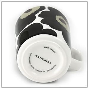 marimekkoi}bRj UNIKKO MUG EjbR }OJbv 250ml zCg~ubN 63431-030 WH^BK摜R