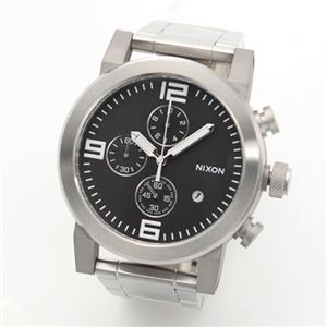 NIXON（ニクソン） THE RIDE （ライド） メンズ・デカ系・クロノグラフ・ブレスウオッチ A347-000