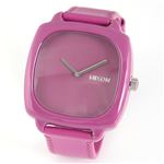 NIXON（ニクソン） THE SHUTTER ヴィヴィッドなパープル系カラー POPな風合いのカジュアルウオッチ A167-698