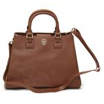 TORY BURCH（トリーバーチ） ROBINSON TRIANGLE TOTE ロビンソン 2WAY ショルダー・トートバッグ ブラウン ≪2013AW≫ 31139642 201 LUGGAGE