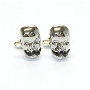 Paul smith（ポールスミス） Dressed Skull Cufflinks メンズ カフスボタン スカルモチーフ シルバー ≪2013AW≫ AJXA CUFF SKULL 1Z