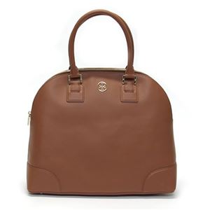 TORY BURCH（トリーバーチ） ROBINSON DOME SATCHEL ロビンソン ドーム型 ハンドバッグ ブラウン 31139637 201 LUGGAGE