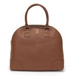TORY BURCH（トリーバーチ） ROBINSON DOME SATCHEL ロビンソン ドーム型 ハンドバッグ ブラウン 31139637 201 LUGGAGE
