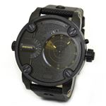 DIESEL（ディーゼル） レーダーサーチ・ギミックのインデックス表示、オールブラック系レザーウオッチ DZ7292