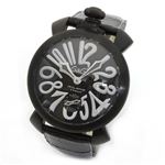 GaGa Milano（ガガミラノ） MANUALE 48MM ブラックPVD（マヌアーレ） 独特の洗練されたデザインが魅力 注目人気ウオッチ 5012.06S 5012.6S
