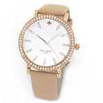 KATE SPADE（ケイトスペード） metro grand（メトロ） ダイヤルとベゼルにラインストーンをまとったグラマラスなレディスウオッチ。 1YRU0446