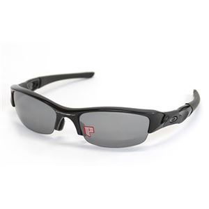 OAKLEY（オークリー） サングラス 26-257J FLAK JACKET ポリッシュドブラック Black Iridium Polarized（偏光レンズ） アジアンフィット