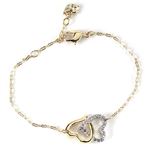 Swarovski（スワロフスキー） Match ダブルハート クリスタルパヴェ ブレスレット 1062709
