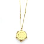 MARC BY MARC JACOBS（マークバイマークジェイコブス） METAL TAMBOURINE NECKLACE タンバリンモチーフ ネックレス ペンダント M0004267-716 ORO MULTI