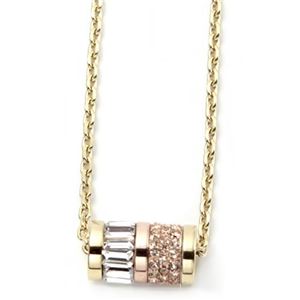Michael Kors（マイケルコース） Pave Two-Tone Barrel Pendant Necklace クリスタル／パヴェ バレル ネックレス／ペンダント MKJ1902931