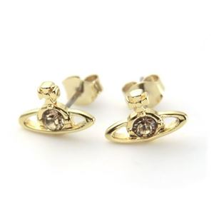 Vivienne Westwood（ヴィヴィアンウエストウッド） ナノ ソリティア ピアス・ゴールド 1112-02-62