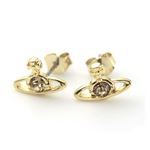 Vivienne Westwood（ヴィヴィアンウエストウッド） ナノ ソリティア ピアス・ゴールド 1112-02-62