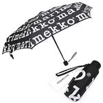 marimekko（マリメッコ） MARILOGO MINI MANUAL UMBRELLA マリメッコロゴ ミニマニュアル コンパクト 折りたたみ傘 アンブレラ 41399 910 black／white