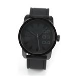 DIESEL（ディーゼル） 注目のオールブラックラバーブレスウオッチ【ブラック系】【ラバー】【10気圧防水】DZ1446