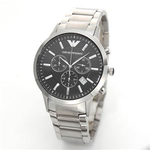 Emporio Armani（エンポリオ・アルマーニ） スタイリッシュ・ブレスのメンズクロノウオッチ AR2434