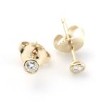 Tiffany（ティファニー） ダイヤモンド バイ ザ ヤード ピアス 0.10ct 18Y 12818653