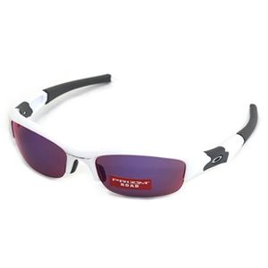 OAKLEY（オークリー） サングラス OO9112-02 FLAK JACKET ポリッシュドホワイト Prizm Road （プリズムレンズ）