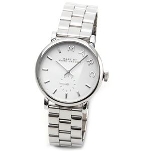 MARC BY MARC JACOBS（マークバイマークジェイコブス） 煌びやかなポリッシュ仕上げにさりげないロゴインデックス。ドレッシーなブレスウオッチ MBM3242