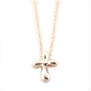 Tiffany（ティファニー） クロス ペンダント・ネックレス ミニ 16in 18RG 28551304