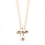 Tiffany（ティファニー） クロス ペンダント・ネックレス ミニ 16in 18RG 28551304