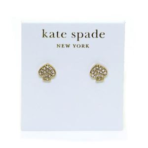 KATE SPADE（ケイトスペード） Signature Spade Crystal Studs スペード型 クリスタル ピアス WBRU2816