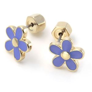 MARC BY MARC JACOBS（マークバイマークジェイコブス） M0005901-432 CONCH BLUE Enamel Daisy Studs デイジーモチーフ エナメル ピアス