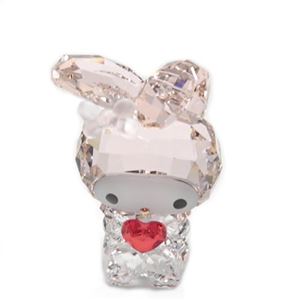 Swarovski（スワロフスキー） My Melody Red Heart マイメロディ 「ハートキャッチ」 クリスタルフィギュア テンダーピンク 5004742