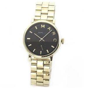 MARC BY MARC JACOBS（マークバイマークジェイコブス） ロゴインデックスが可愛い丸顔 ミドルサイズで見やすいレディス・ブレス・ウォッチ MBM3355
