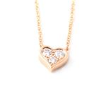 Tiffany（ティファニー） 28950136 センチメンタル ハート ダイヤモンドペンダント/ネックレス 16in 0.17ct 18KRG