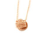 Tiffany（ティファニー） 33278934 ツイスト ワイヤー ノット ペンダント ネックレス 16in 18KRG