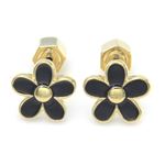 MARC BY MARC JACOBS（マークバイマークジェイコブス） M3PE539-062 80357 BLACK／ORO Enamel Daisy Studs デイジー フラワーモチーフ エナメル スタッド ピアス