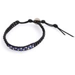 CHAN LUU（チャンルー） PH-BSZ-4170 BLK MIX／N BLK ダークブルージェイド／シルバー／ブラックペーパービーズ ミックス