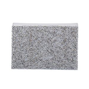 Swarovski（スワロフスキー） 5113143 Glam Rock Flap Card Holder クリスタルロック×カーフスキン カードケース 名刺入れ