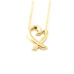Tiffany（ティファニー） 34595771 パロマ・ピカソ ラビング ハート ペンダント ネックレス ミニ 16in 18KYG