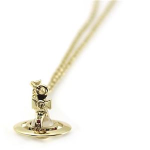 Vivienne Westwood（ヴィヴィアンウエストウッド） タイニー オーブ ペンダント・ゴールド／マルチ 1466-14-01