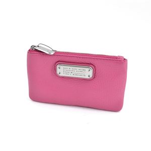 MARC BY MARC JACOBS（マークバイマークジェイコブス） M0005359 615 Bright Rosa New Q Key Pouch キーリング付 コインケース マルチポーチ ≪2016SS≫