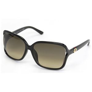 Gucci（グッチ） サングラス GG3658 F S D28 ED ブラック ブラウングラデーション アジアンフィットモデル