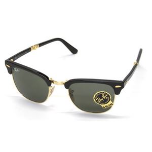 RayBan（レイバン） サングラス 折りたたみ クラブマスター RB2176 901 ブラック／ゴールド グリーン