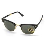 RayBan（レイバン） サングラス 折りたたみ クラブマスター RB2176 901 ブラック／ゴールド グリーン