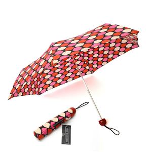 FULTON（フルトン） L718 29114 Superslim-2 Lip Grid 「Lulu Guinness」ルルギネス コラボモデル 折りたたみ傘 アンブレラ 英国王室御用達ブランド