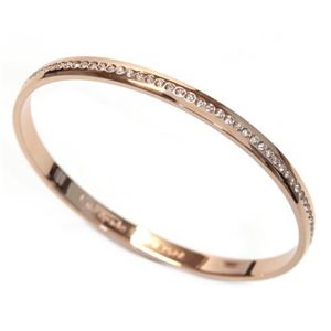 Kate Spade（ケイトスペード）WBRU9703-704 IDIOM BANGLES 内側にさりげなく刻印された「MAKE ME BLUSH」のロゴがキュートなクリスタル・パヴェ バングル