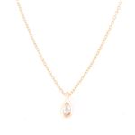 Tiffany＆CO（ティファニー）33400055 エルサ・ペレッティ ダイヤモンド バイ ザ ヤード ペンダント ペアシェイプ 0.07ct 16in 18KRG ネックレス