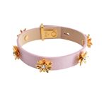 KATE SPADE（ケイトスペード） WBRUB812-696 Light Blush ビジュー×デイジー レザーブレスレット Dazzling Daisies Leather Bracelet