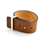 MAISON BOINET（メゾンボワネ） 95080G 79 6 Havana M ベルトタイプ レザー ブレスレット バングル 30mm